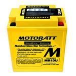 MOTOBATT MB10U - 12 Volt 14.5AH QUADFLEX Absorbed Glass Mat (AGM) Battery