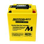 MOTOBATT MB12U - 12 Volt 15AH 160CCA QUADFLEX Absorbed Glass Mat (AGM) Battery